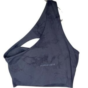 Alphalete Women's Alphalux Asymmetrical One Shoulder Sports Bra. Size Medium.